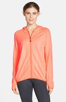 Thumbnail for your product : Zella 'Power Hour' Seamless Front Zip Hooded Jacket