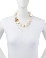 Thumbnail for your product : Jose & Maria Barrera Gold-Plated & Pearl Beaded Necklace