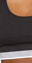 Thumbnail for your product : So Low SOLOW Rib Crop Top
