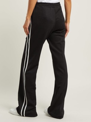 Moncler Side-striped Jersey Track Pants - Black