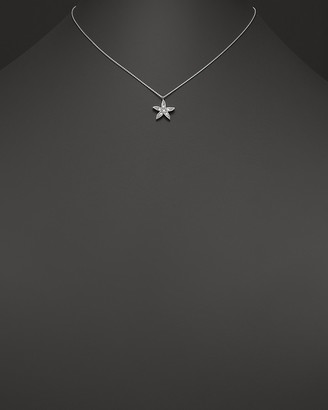 KC Designs Diamond Starfish Pendant Necklace in 14K White Gold, 16"