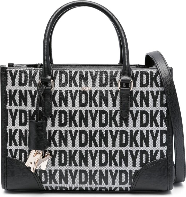 DKNY Logo-Print Rectangle Tote Bag - ShopStyle