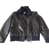 Thumbnail for your product : Calvin Klein Black Polyester Biker jacket