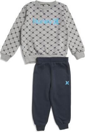 TJMAXX Toddler Boys 2Pc Graphic Crew Neck Sweatshirt And Joggers Set, Cotton/Polyester