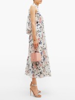 Thumbnail for your product : Erdem Julianne Apsley Floral-print Silk-voile Midi Dress - White Print