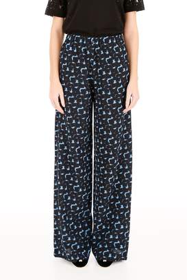 Marni Printed Silk Pyjama Trousers