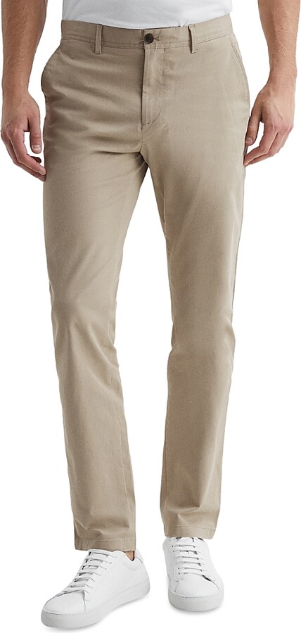Reiss Pitch Washed Slim Fit Chinos