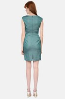 Thumbnail for your product : Kay Unger Stretch Metallic Sheath Dress
