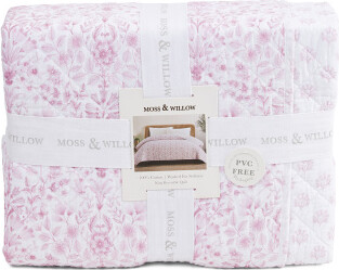 TJMAXX Garden Floral Layering Quilt, Cotton/Polyester