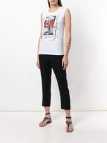 Thumbnail for your product : Ann Demeulemeester re-edition Awake and Life print vest top