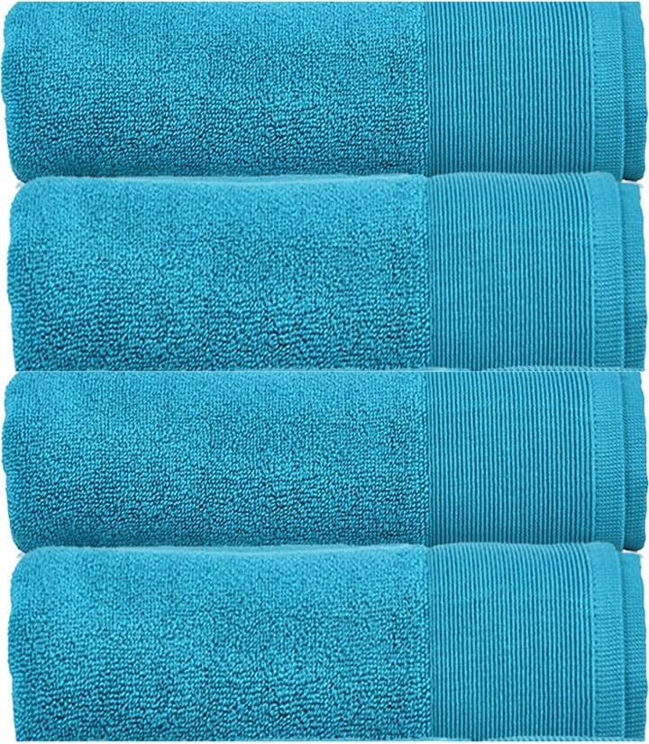 Fabstyles Luxury Hand Towels 16 x 28 Inches Set of 6 - 16x28 - On