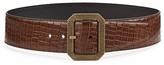 Thumbnail for your product : Saint Laurent Snake-Embossed Leather Belt