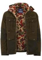 Thumbnail for your product : Barbour X White Mountaineering Mens Jacket Kitefin Slim Wax Archive Olive Jacket