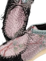 Thumbnail for your product : By Walid Connie patchwork lace-up shoes