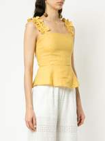 Thumbnail for your product : SUBOO Biscay ruffled bodice top