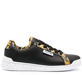 Thumbnail for your product : Versace Jeans Couture Baroque-Print Lace-Up Trainers