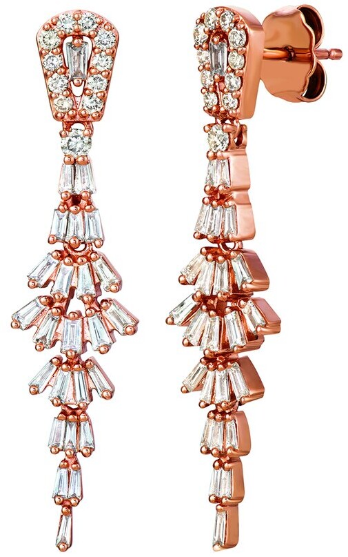 LeVian 14K 0.78 ct. tw. Diamond Dangle Earrings