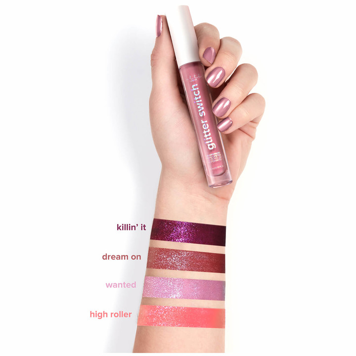 Lottie London Lip Glitter Switch 3ml (Various Shades) Killin' It
