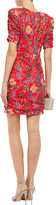 Thumbnail for your product : Maje Sequin-embellished Satin Mini Dress