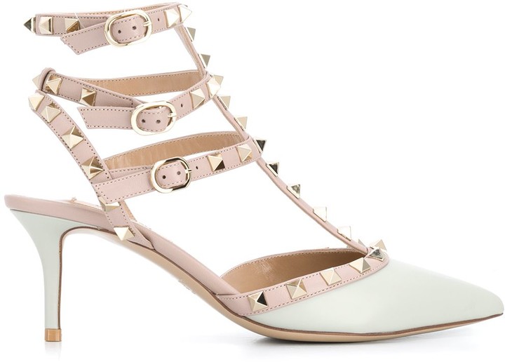 grey valentino heels