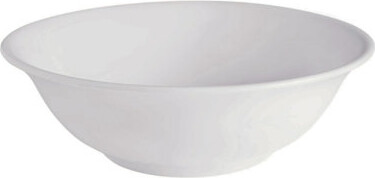 G.E.T. High-Strength Porcelain Salad Bowl 36 Ounce White (Set of 12)