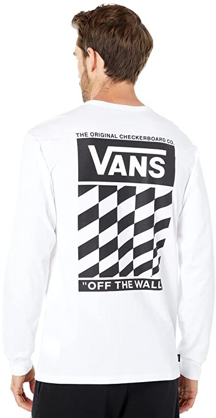 Vans Off The Wall Classic Slanted Check Long Sleeve Tee - ShopStyle T-shirts