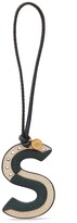 Thumbnail for your product : Mulberry Bi-Colour Leather Keyring - S
