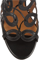 Thumbnail for your product : Aquazzura + Olivia Palermo cutout leather sandals