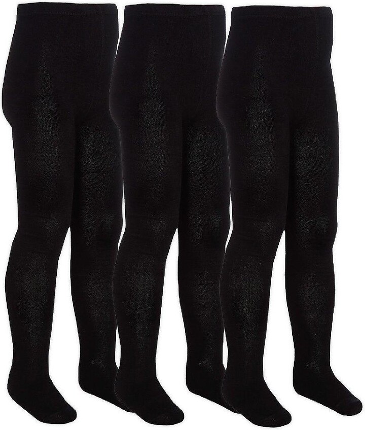 Sock Snob 3 Pair Super Soft & Warm Breathable Bamboo School Tights