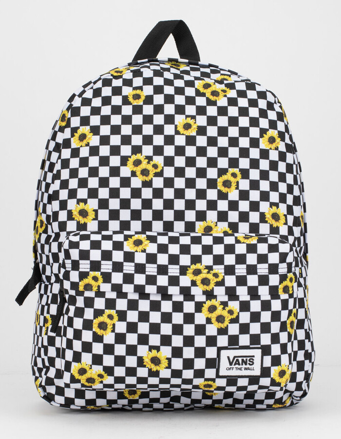 Checkered Sunflower Backpack