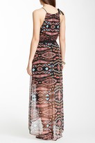 Thumbnail for your product : Cynthia Vincent Cross Front Silk Maxi Dress