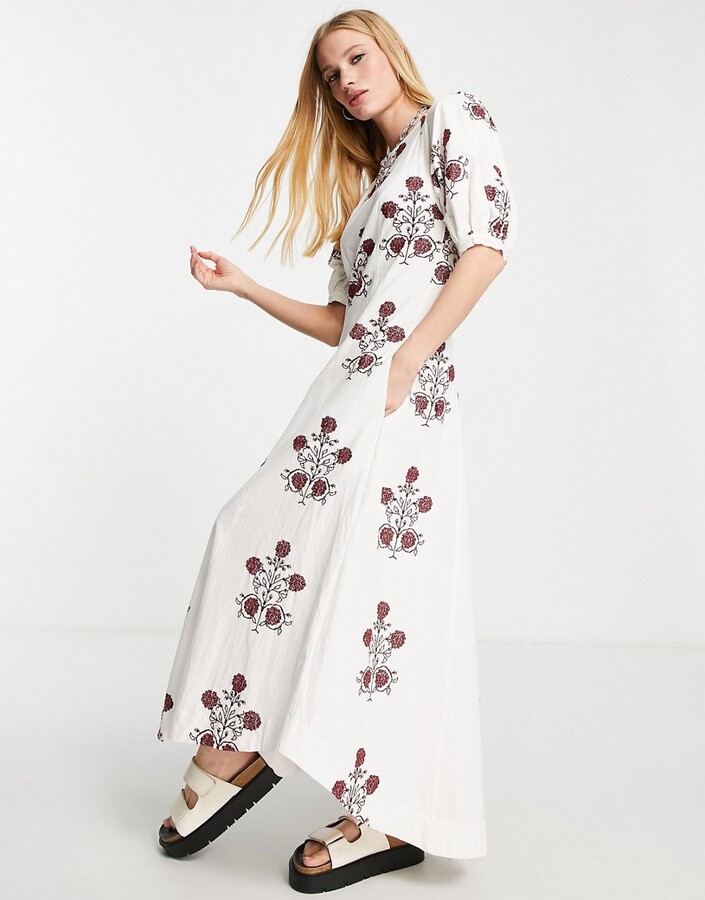 Free People Embroidered Dress | ShopStyle