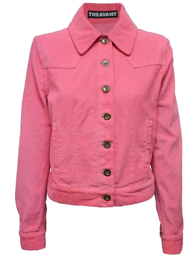 Theavant The Hot Pink Corduroy Jacket ShopStyle