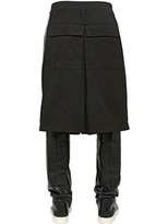 Thumbnail for your product : Rick Owens Side Band Heavy Cotton Shorts