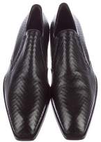 Thumbnail for your product : Cesare Paciotti Embossed Leather Loafers