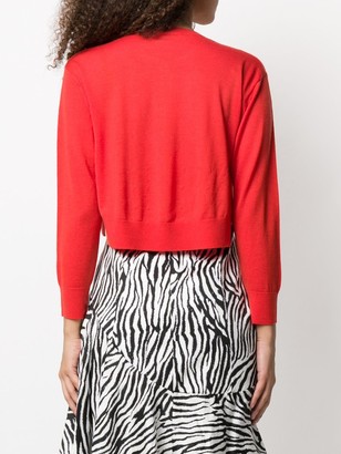 Dorothee Schumacher Cropped Fitted Cardigan