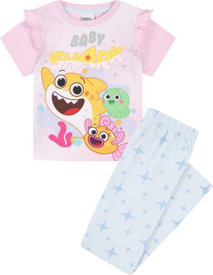 Baby Shark Short Sleeve Long Leg Pyjama Set ShopStyle