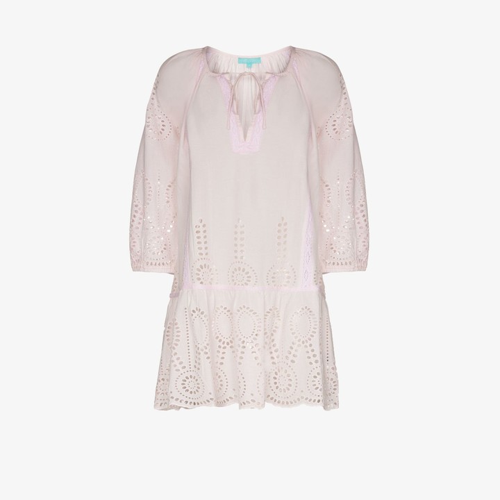 broderie beach dress