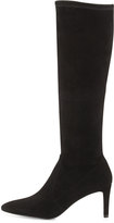 Thumbnail for your product : Stuart Weitzman Coolboot Stretch Suede Boot, Black