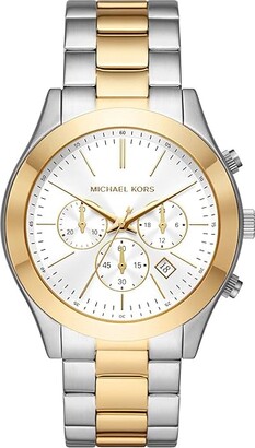 Michael Kors Gold Dial Chronograph Watch Mens | ShopStyle