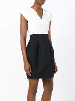 Thumbnail for your product : Paule Ka contrast sleeveless dress