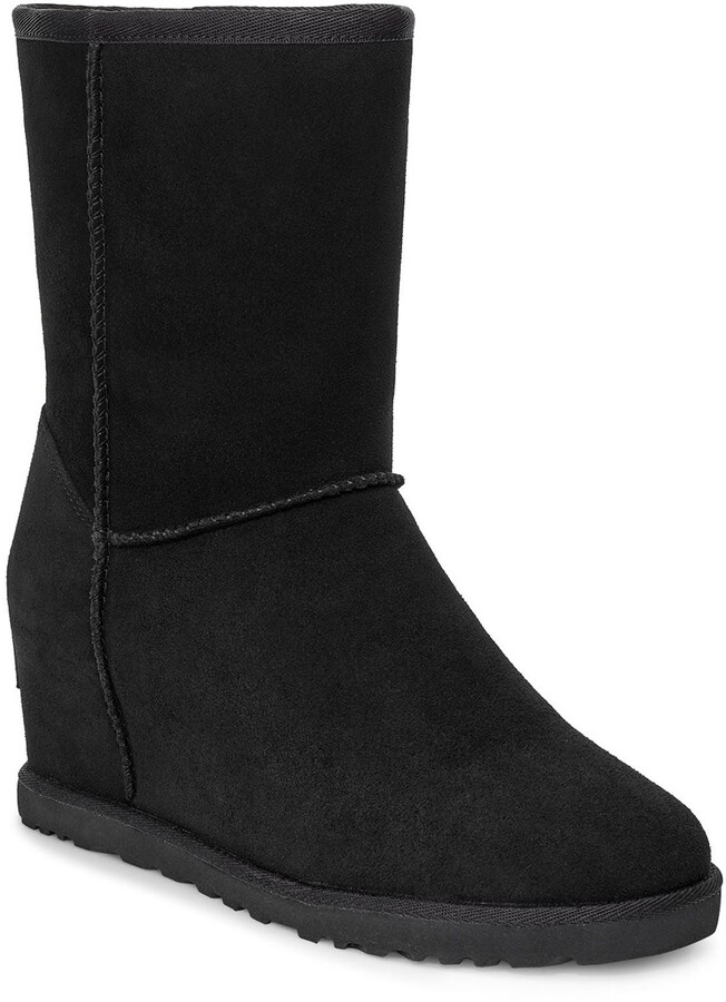 grey ugg wedge boots