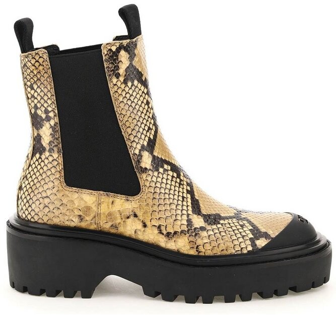tory burch brown and black boots