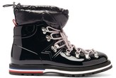 Thumbnail for your product : Moncler Inaya Removable Quilted-insert Rubber Boots - Black