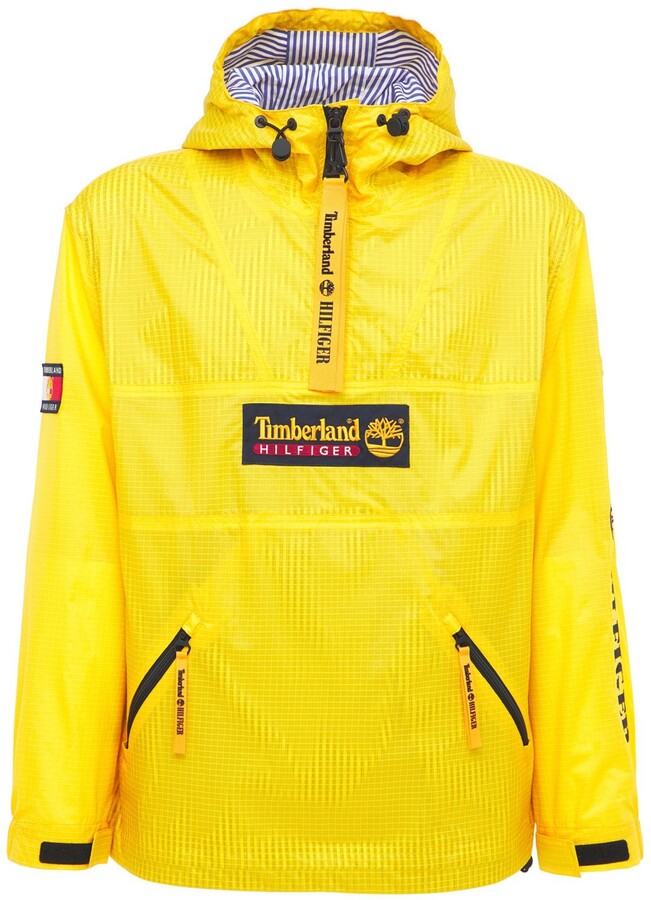 Tommy Hilfiger X Timberland Logo pop over wind jacket - ShopStyle Outerwear