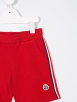 Thumbnail for your product : Moncler Kids side panel track shorts