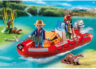 Playmobil Wild Life Inflatable Boat with Explorers (5559)