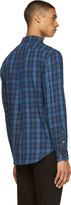 Thumbnail for your product : Marc by Marc Jacobs Blue & Grey Plaid Flannel Shirt