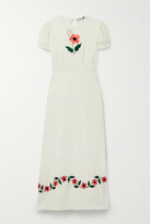 Thumbnail for your product : Rixo Aurelia Embroidered Voile Maxi Dress