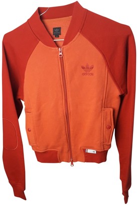 adidas Orange Cotton Jacket for Women